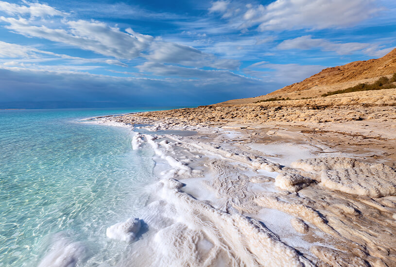 Dead Sea, Israel and Jordan